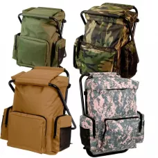 Комбіновані водонепроникні рюкзаки з вбудованим стільцем Rothco Backpack and Stool Combo Pack.