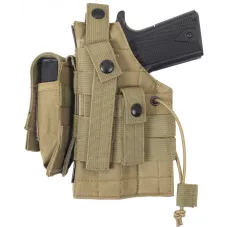 Модульна тактична кобура в кольорі койот Rothco MOLLE Modular Ambidextrous Holster Coyote Brown 10479
