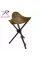 Складные стулья для пикника или туризма на трех ножках Rothco Collapsible Stool With Carry Strap