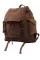 Коричневый, винтажный рюкзак с кожаными ремнями Rothco Vintage Expedition Rucksack Brown 8709