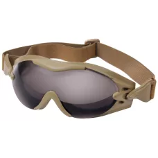 Окуляри гогли спортивні койотові Rothco SWATTec Sport Goggles Coyote w/ Smoke Lens 10397