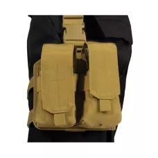 Настідний койотовий підсумок для чотирьох магазинів AK 47 Rothco Drop Leg Double Mag Pouch Coyote 10791