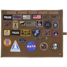 Панель велькро для зберігання нашивок та патчей Rothco Hanging Roll-Up Morale Patch Board 9010