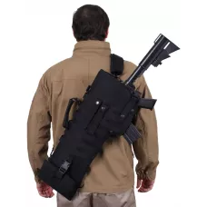 Тактична сумка-чохол для автомата чи гвинтівки чорного кольору Rothco Tactical Rifle Scabbard Black 15910.