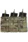 Подсумок мультикам для трех магазинов AK47/M16 Rothco MOLLE Open Top Triple Mag Pouch MultiCam 41003