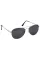 Очки пилота с поляризацией Rothco 58mm Polarized Sunglasses Chrome-Smoke 22009