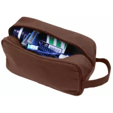 Сумка несесер коричнева бавовняна Rothco Canvas Travel Kit Earth Brown 8126