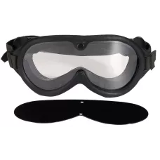 Окуляри гогли чорні Rothco G.I. Type Sun, Wind, Dust Goggles Black 10347