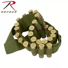 Патронташ олива на 37 патронів рушниць Rothco Shotgun Bandoleer Olive Drab 2947