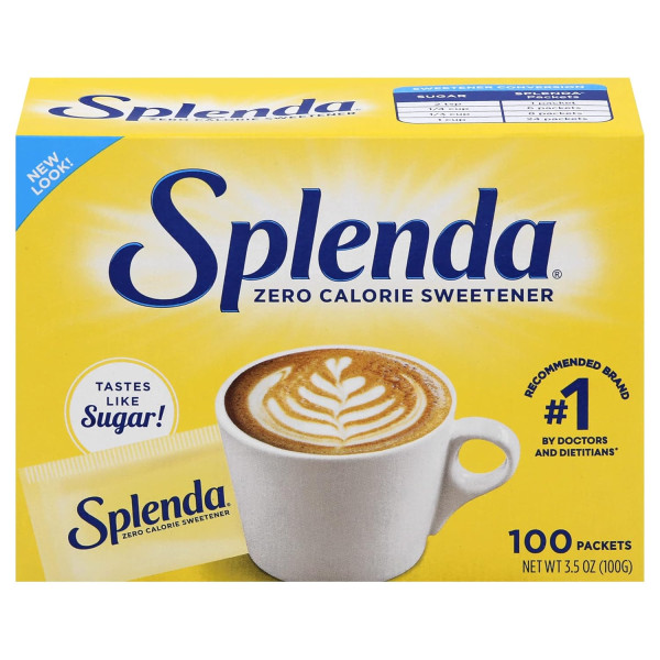 SPLENDA Zero Calorie Sweetener, 100 Packets – солодке задоволення без зайвих калорій в кожен пакет