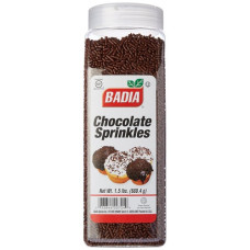 Шоколадна посипка для кондитерських виробів Badia® USA Chocolate Sprinkles - 680гр 24 oz.