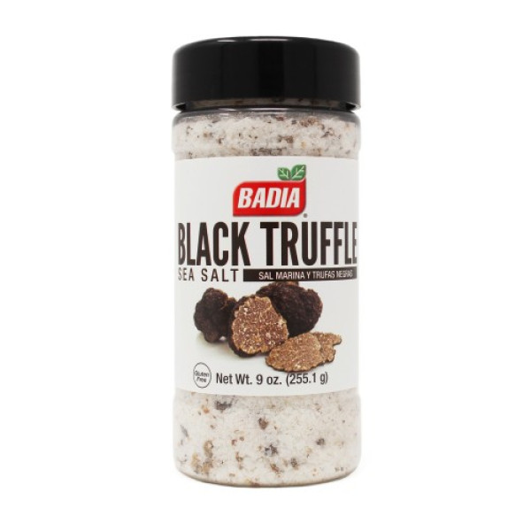 Сіль морська з чорними трюфелями Badia Black Truffle Sea Salt 255,1гр 9oz