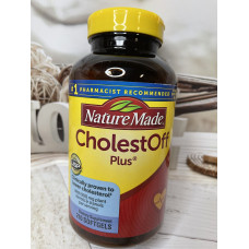 Капсули для нормалізації холестерину Nature Made CholestOff Plus оригінал