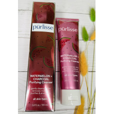 Очисний гель для шкіри обличчя PURLISSE Watermelon Charcoal оригінал