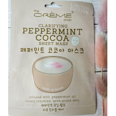 Тканинна маска для шкіри обличчя THE CREME SHOP Clarifying Peppermint оригінал