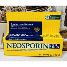 Знеболююча загоююча мазь з потрійним антибіотиком Neosporin Pain Relief Ointment оригінал