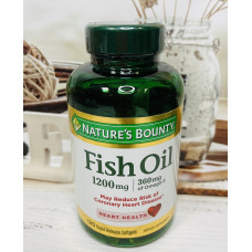 Риб'ячий жир у капсулах Nature's Bounty Fish Oil Omega 3, 120 капсул оригінал