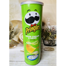 Чіпси PRINGLES Сметана та лук оригінал