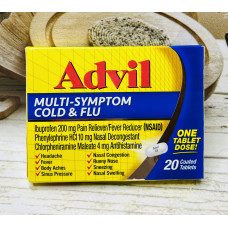 Мультисимптомне полегшення застуді ADVIL Multi-Symptom Cold Flu оригінал