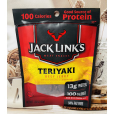 Сушене яловиче м'ясо JACK LINKS Beef Jerky у стилі теріякі - оригінал.
