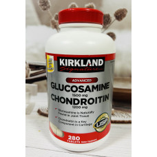 Підсилений Глюкозамін, хондроїтин KIRKLAND Signature, 280шт оригінал