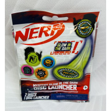 Диски для попадання Нерф NERF Mystery Glow in the Dark Disc Launcher оригінал