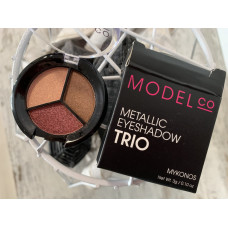Потрійні тіні металік MODEL CO Metallic Eyeshadow Trio оригінал