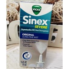 Спрей від закладеності носа VICKS Sinex Severe Original Ultra Fine Mist оригінал