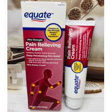 Мазь для зняття болю в суглобах, м'язах Equate Pain Relief Cream оригінал