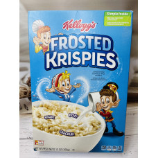 Сухий сніданок Kellogg's Frosted Krispies глазуровані рисові пафси оригінал