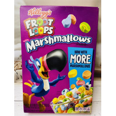 Сухий завтрак Kellogg's Froot Loops кольорові кільця з маршмеллоу оригінал