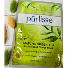 Тканинна маска з матчу PURLISSE Matcha Green Tea оригінал