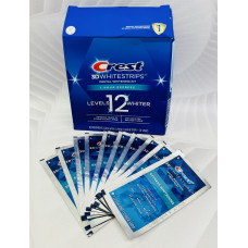 Білосніжні зубки з домопогою смужок CREST 3D Whitestrips 1 Hour Express оригінал