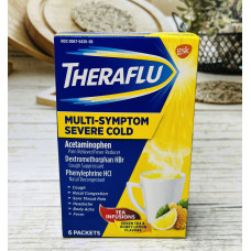 Гарячий напій від застуди та грипу Theraflu Multi-Symptom Severe Cold оригінал