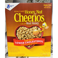 Сухий завтрак без глютену Honey Nut Cheerios вівсяні кільця з медом, 1.5кг оригінал
