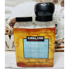 Морская соль с мельницей Kirkland Mediterranean Sea Salt, оригинал.