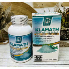 Сила для організму у синьо-зелених водоростях Klamath Blue-Green Algae Superfood оригінал