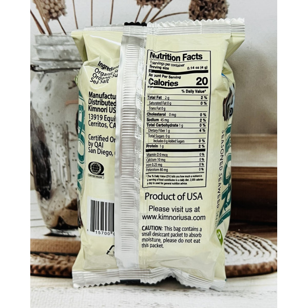 Чіпси норі KIMNORI Seasoned Seaweed Snacks оригінал