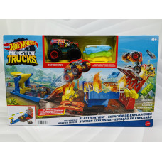 Трек Хот Вілс Монстер трак Hot Wheels Monster truck Blast Station оригінал