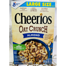 Сухий завтрак Cheerios вівсяні кільця з хрумким миндалем оригінал