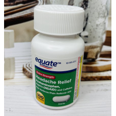 Препарат від головного болю, мігрені Equate Headache Relief оригінал