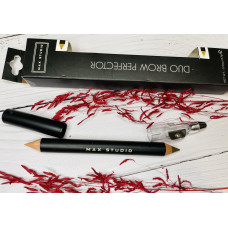 Оливець для брів з точилкою MAX STUDIO Duo Brow Perfector оригінал
