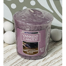 Ароматизована свічка Yankee Candle Сушена лаванда та дуб оригінал