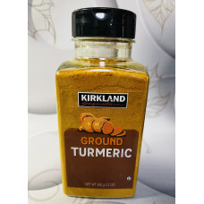 Дрібно-мелена куркума KIRKLAND Ground Turmeric оригінал переводится на русский язык как "Молотая куркума KIRKLAND Ground Turmeric".