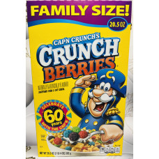 Сухий завтрак Cap'n Crunch's Crunch Berries фруктовий та хрумкий оригінал
