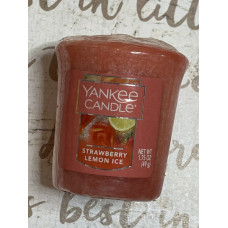 Аромосвічка "Полуничний-лимонний лід" Yankee Candle оригінал