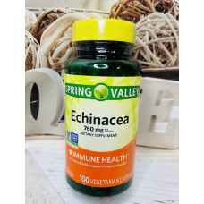 Ехінацея для імунної системи Spring Valley Echinacea, 100шт оригінал