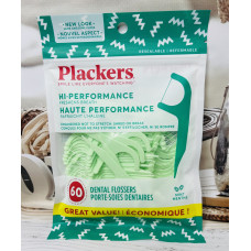 Зубочистки з зубною ниткою з м'ятним смаком Plackers, 60 штук оригінал