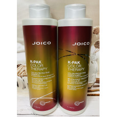 Шампунь та кондиціонер для фарбованого волосся Joico K-Pak Color Therapy Shampoo, по 50 мл оригінал