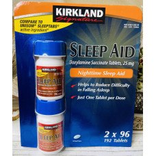 Капсули для легкого засинання та гарного сну Kirkland Sleep Aid оригінал